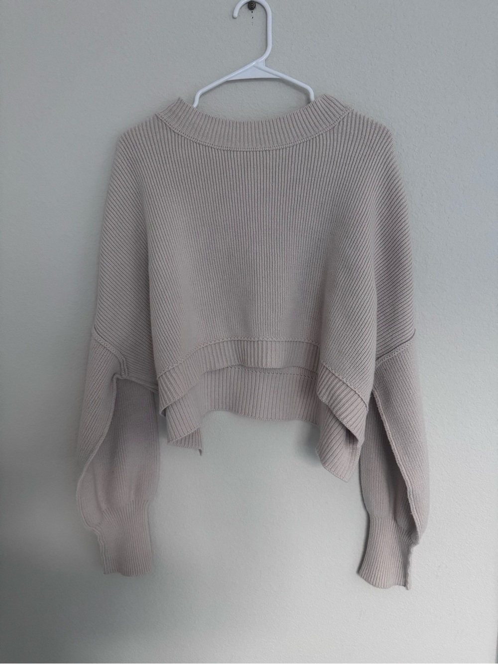 Free People Easy Street Rib Crop Sweater